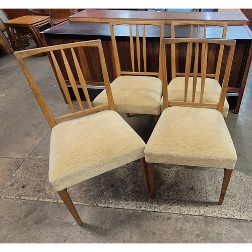 75 - A set of four Gordon Russell teak dining chairs