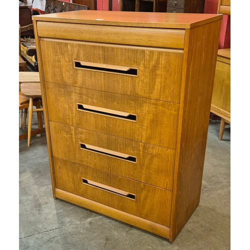 84 - An Elliotts of Newbury teak chest of drawers