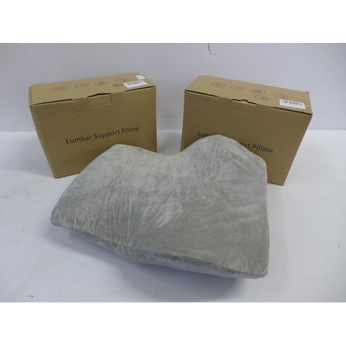 2048 - Two lumbar support pillows (unused)