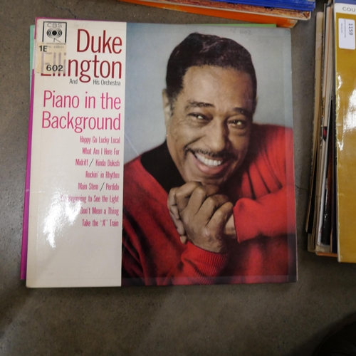 1159 - A collection of jazz LP records, Count Basie, Duke Ellington, Louis Armstrong **PLEASE NOTE THIS LOT... 