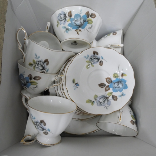 1165 - Paragon Blue Mist tea wares **PLEASE NOTE THIS LOT IS NOT ELIGIBLE FOR IN-HOUSE POSTING AND PACKING*... 