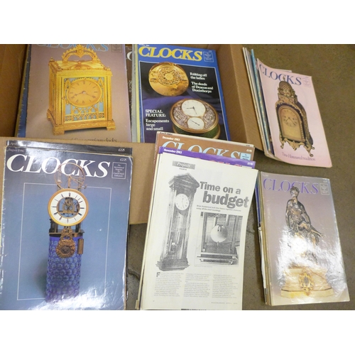 1180 - Thirty editions of Clocks Magazine