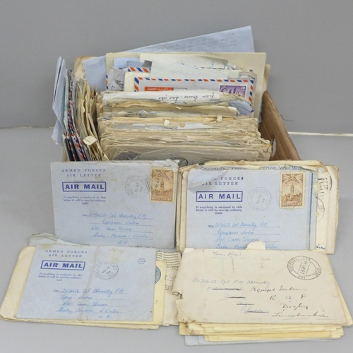 610 - A collection of RAF related postal history/correspondence from World War II and after, includes FPOs... 