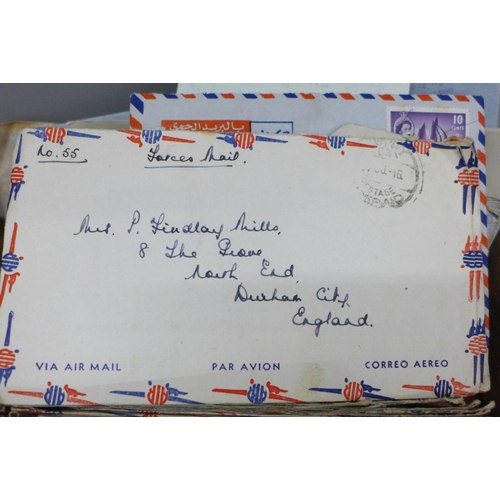 610 - A collection of RAF related postal history/correspondence from World War II and after, includes FPOs... 