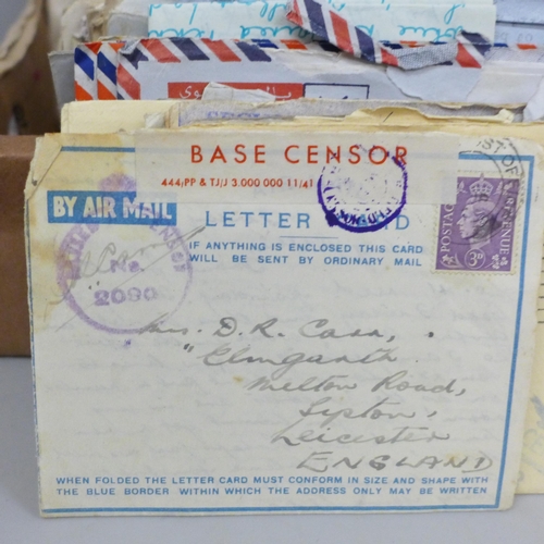 610 - A collection of RAF related postal history/correspondence from World War II and after, includes FPOs... 