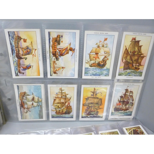 616 - Fifteen complete sets of cigarette cards including The King's Art Treasures