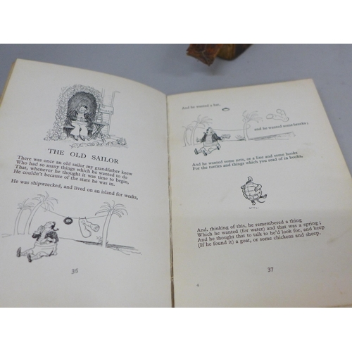 641 - Two books; A.A Milne, Now we are Six, 1927 second edition and New Abridgement of Law's serious call ... 