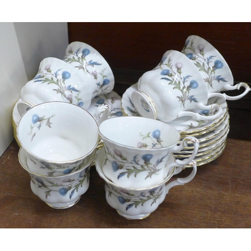 651 - A Royal Albert Brigadoon eight setting tea set