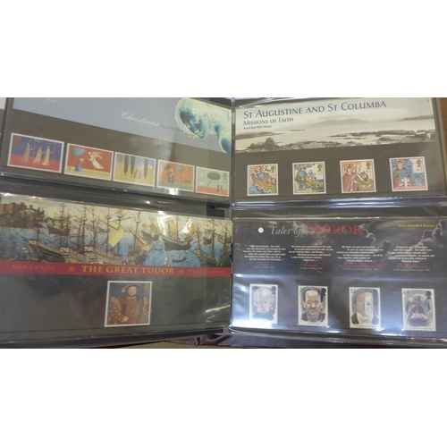 655 - An album of Royal Mail mint stamps, 60 in total