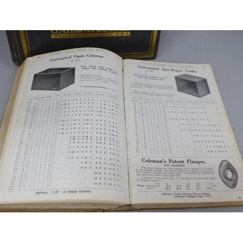 658 - Three industrial catalogues for ironmongery and machinery dating to the 1920s/30s, including Harco p... 