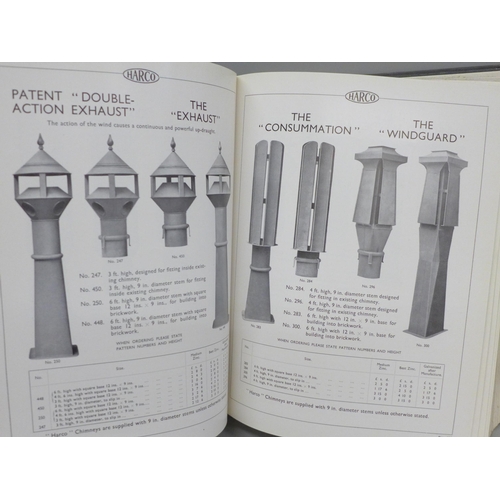 658 - Three industrial catalogues for ironmongery and machinery dating to the 1920s/30s, including Harco p... 