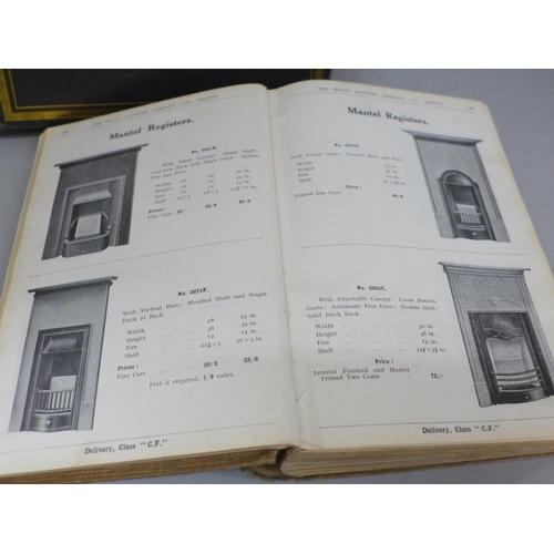 658 - Three industrial catalogues for ironmongery and machinery dating to the 1920s/30s, including Harco p... 