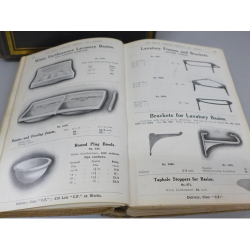 658 - Three industrial catalogues for ironmongery and machinery dating to the 1920s/30s, including Harco p... 