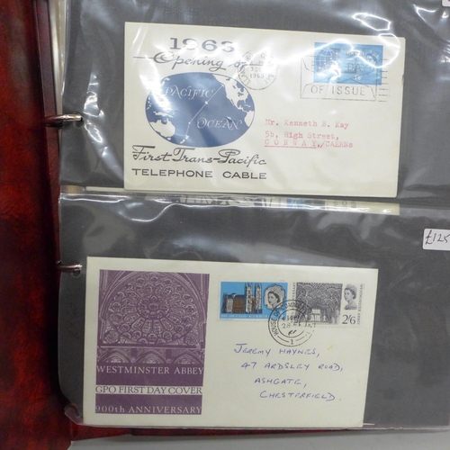 662 - Stamps;- better Great Britain first day covers in an album, twenty-two covers with a Bradbury catalo... 