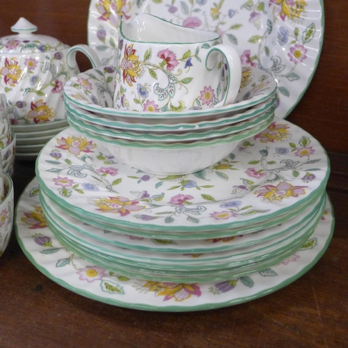 677 - Minton Haddon Hall tea and dinnerware