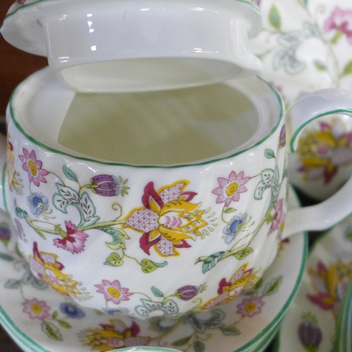 677 - Minton Haddon Hall tea and dinnerware