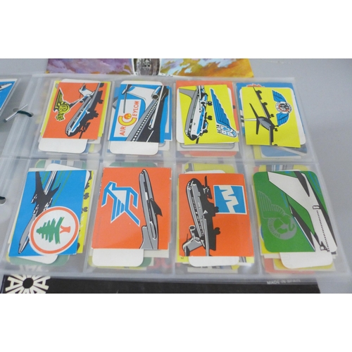 690 - Aviation trade issue, Americana Muenchen Aircraft Parade (1973), 80 unused stickers and album and a ... 