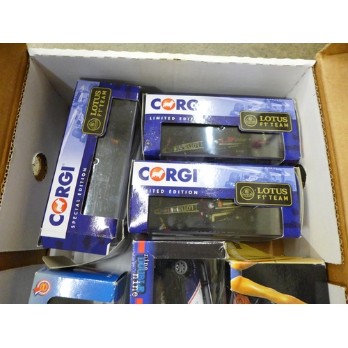 709 - Nine Corgi die-cast model vehicles