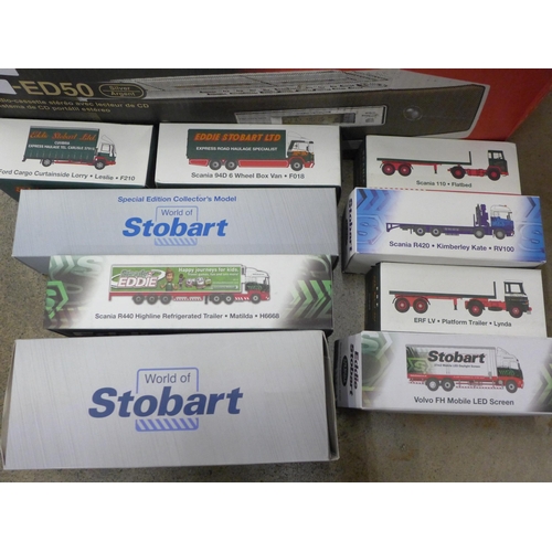 717 - A collection of eighteen Eddie Stobart models, boxed