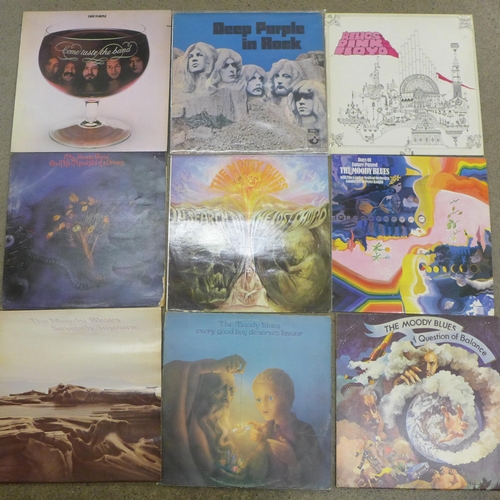 719 - Sixteen 1960s/1970s progressive rock LP records