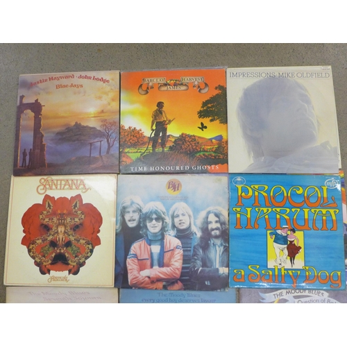 719 - Sixteen 1960s/1970s progressive rock LP records