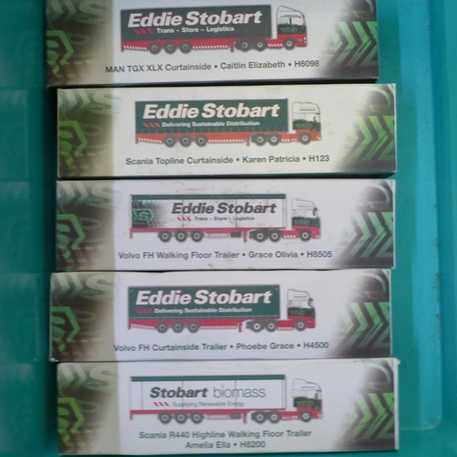 733 - A collection of eighteen Eddie Stobart models, boxed