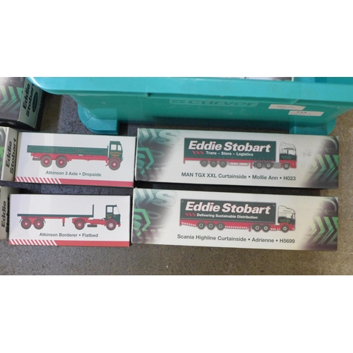 733 - A collection of eighteen Eddie Stobart models, boxed