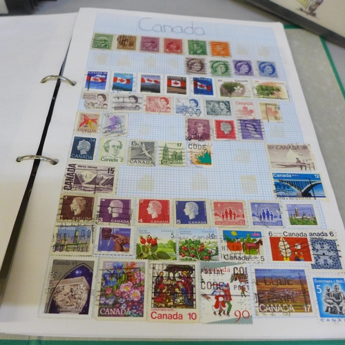 756 - A collection of stamps including first day covers