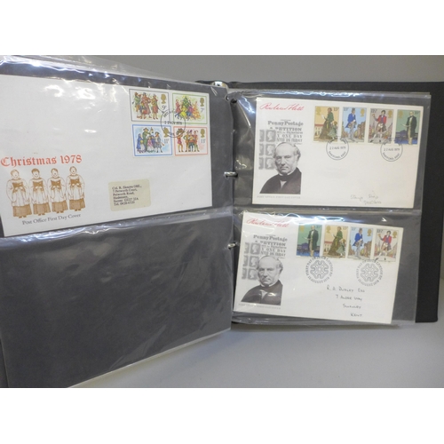 756 - A collection of stamps including first day covers