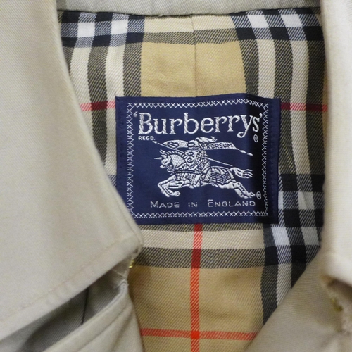 762 - A gentleman's Burberry raincoat