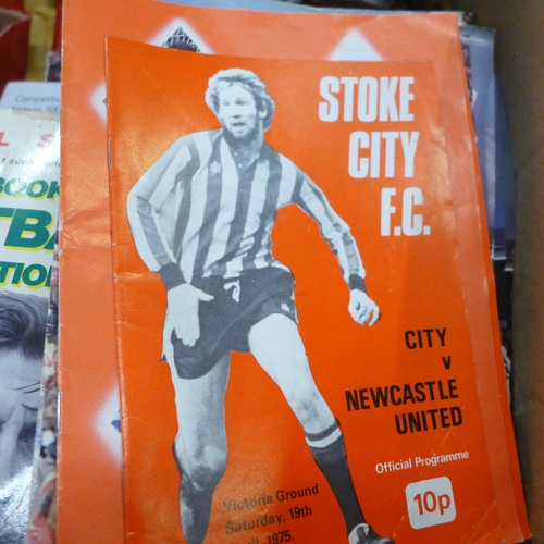 779 - Stoke City Football Club and lady's memorabilia including several pennants, England silk scarf, Wome... 