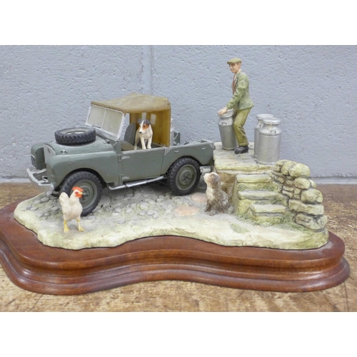 800 - Four Border Fine Arts limited edition figure groups from the James Herriot Collection ; Putting The ... 