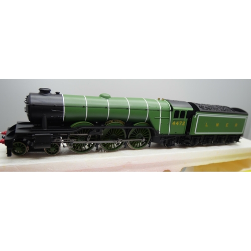 805 - A Hornby OO gauge 'Railroad' series R3086 Flying Scotsman LNER Class A1 model locomotive