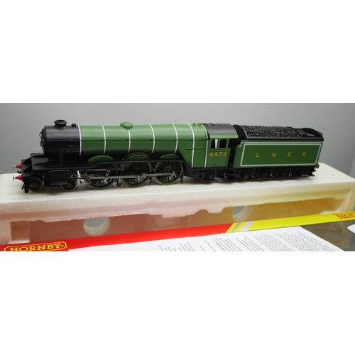 805 - A Hornby OO gauge 'Railroad' series R3086 Flying Scotsman LNER Class A1 model locomotive