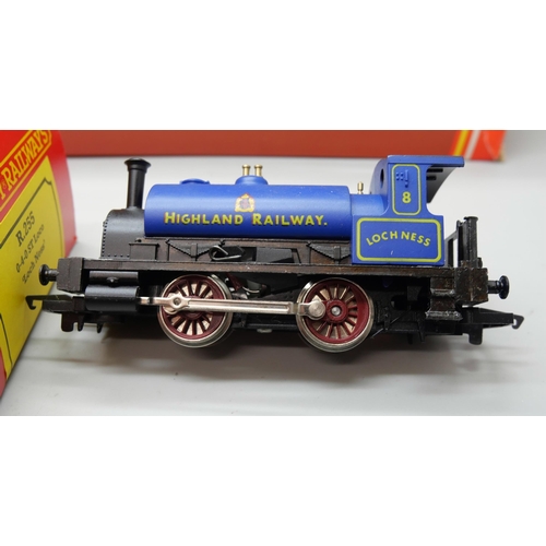 807 - Hornby Railways OO gauge R832 LMS 4-6-2 Loco 'Princess Elizabeth' and an R255 0-4-0 ST locomotive 'L... 