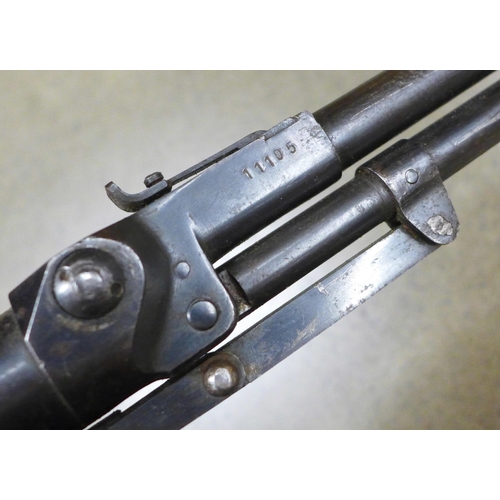 824 - An air rifle marked Model 322, Foreign, .22 calibre