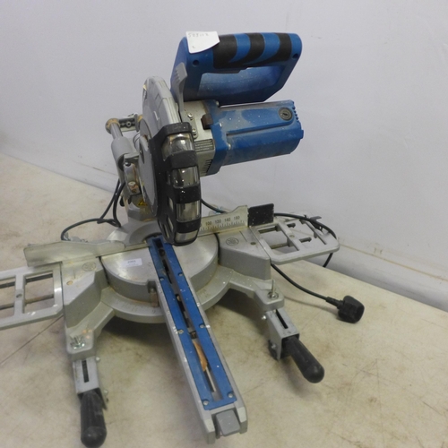 2001 - A Wickes model BMS2102, 230V, 1450W sliding mitre saw with stand