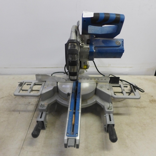 2001 - A Wickes model BMS2102, 230V, 1450W sliding mitre saw with stand