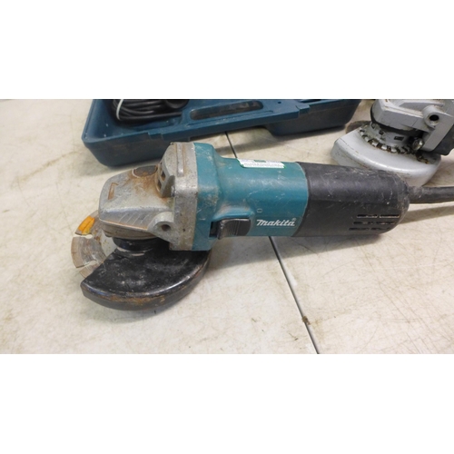 2012 - A Black and Decker KD355CRE 600w drill, a Titan TTB355CHN electric chainsaw and two 110w angle grind... 