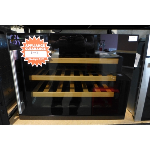 3004 - CDA Integrated Compact Wine Cooler (H455xW590xD545)  (Model no: FWV452BL) (550-189) * This lot is su... 