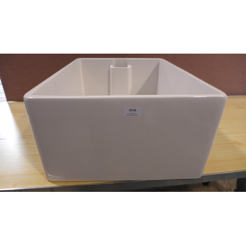 3008 - Belfast Style ceramic sink (550-105) * This lot is subject to vat