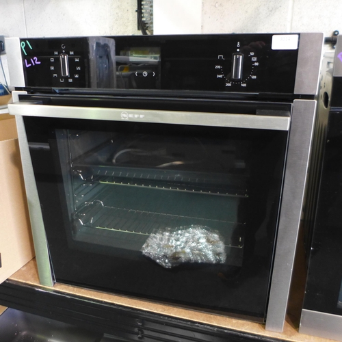 3014 - Neff N50 Single Oven - Slide & Hide (H595xW594xD548)  (Model no: B3ACE4HN0B) (550-12) * This lot is ... 