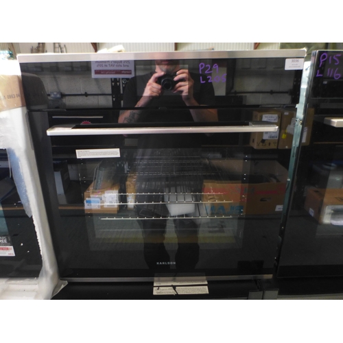 3036 - Karlson Single Multifunction Oven (H595xW595xD546) (550-205) * This lot is subject to vat