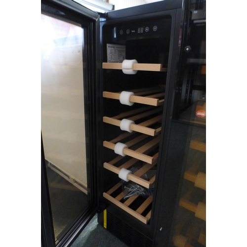 3043 - Viceroy Under Counter 2 Door Wine Cooler (H870xW595xD568) (Model no: WRWC60DDBK) (550-72) * This lot... 