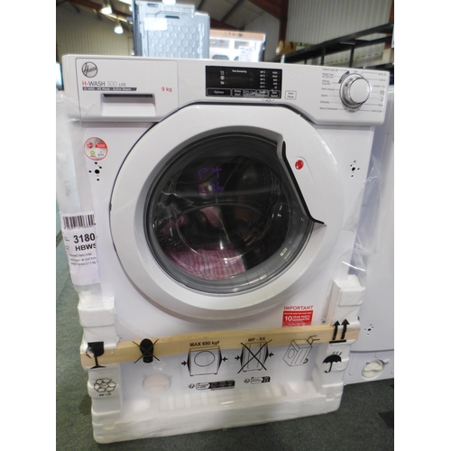 3053 - Hoover H-Wash 300 Lite Integrated Washing Machine (9kg) (H820xW600xD530) (Model no: HBWS 49D1W4) (55... 