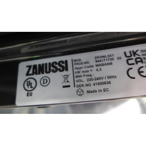 3054 - Zanussi Built In FanCook Double Oven (H888xW594xD568) (Model no: ZKHNL3X1) (550-207) * This lot is s... 