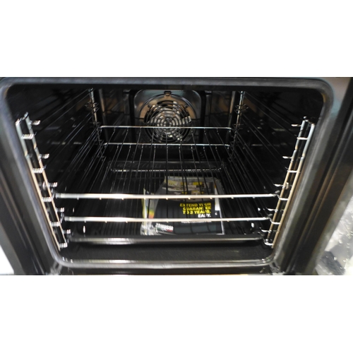 3054 - Zanussi Built In FanCook Double Oven (H888xW594xD568) (Model no: ZKHNL3X1) (550-207) * This lot is s... 