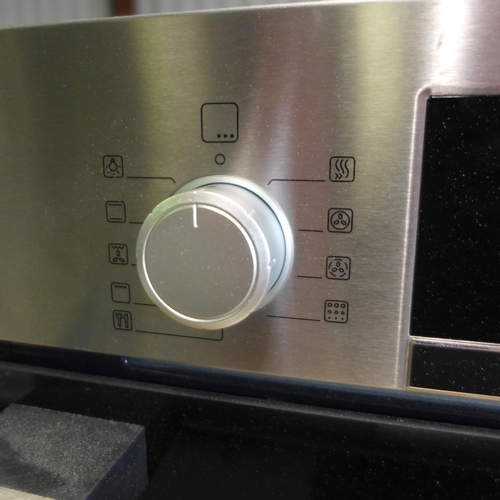 3056 - Bosch Serie 4 Pyrolytic Single Oven (H595xW594xD548)  (Model no: HBS573BS0B) (550-196) * This lot is... 