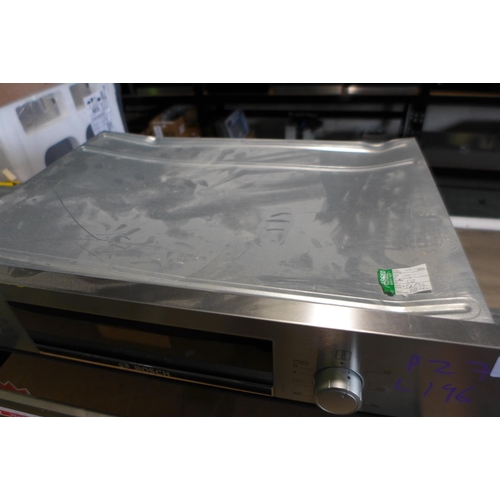 3056 - Bosch Serie 4 Pyrolytic Single Oven (H595xW594xD548)  (Model no: HBS573BS0B) (550-196) * This lot is... 