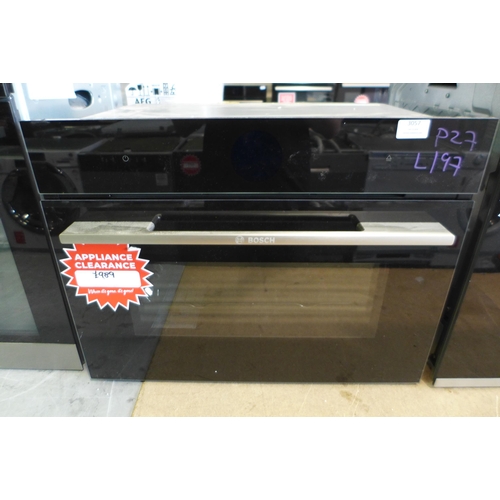 3057 - Bosch Serie 8 Full Steam Compact Oven with Home Connect (H455xW594xD548) (550-197) * This lot is sub... 